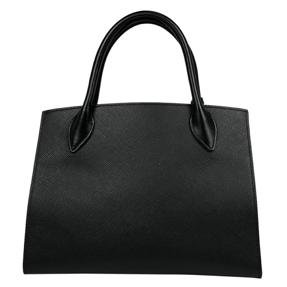Prada Monochrome Handbag Shoulder Bag Saffiano Leather Nero Black - Picture 3 of 7